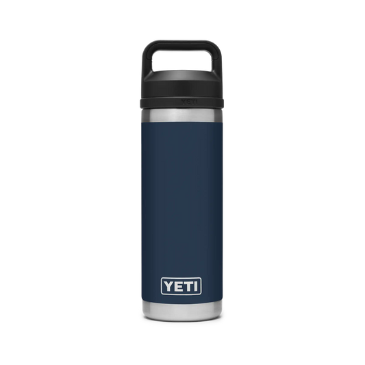 YETI Rambler Water Bottle with Chug Cap 18oz (532ml) | Navy