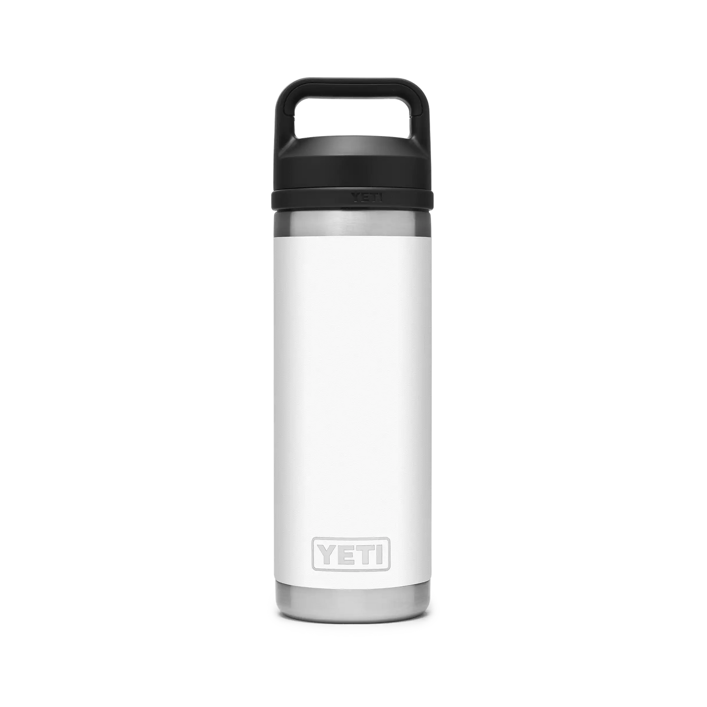 YETI Rambler Water Bottle with Chug Cap 18oz 532ml White voorkant