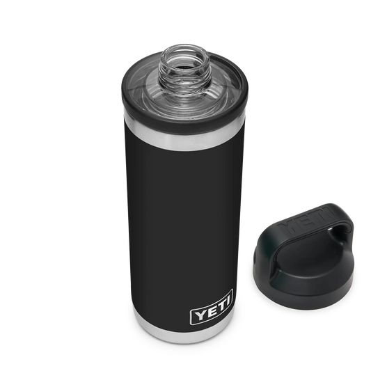 YETI Rambler Water Bottle with Chug Cap 18oz (532ml) | Black
