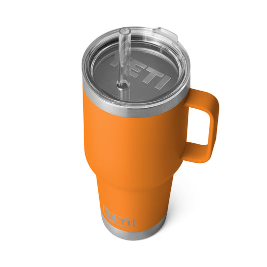 YETI Rambler Straw Mug with Straw Lid 35oz (994ml) | King Crab Orange