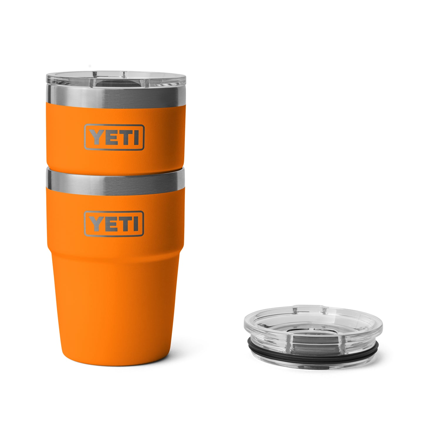 YETI Rambler Stackable Cup with Magslider Lid 16oz (473ml) | King Crab Orange