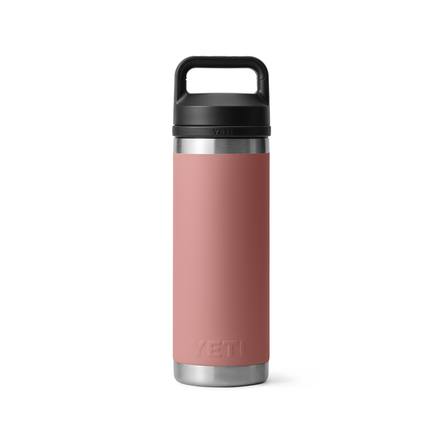 YETI Rambler Water Bottle with Chug Cap 18oz (532ml) | Sandstone Pink