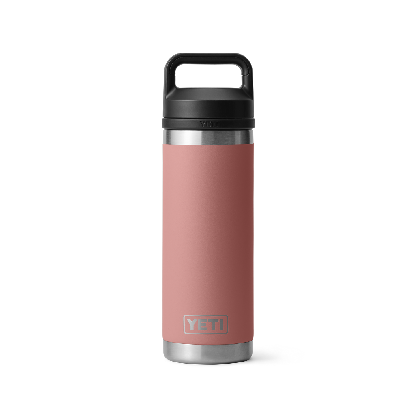 YETI Rambler Water Bottle with Chug Cap 18oz (532ml) | Sandstone Pink