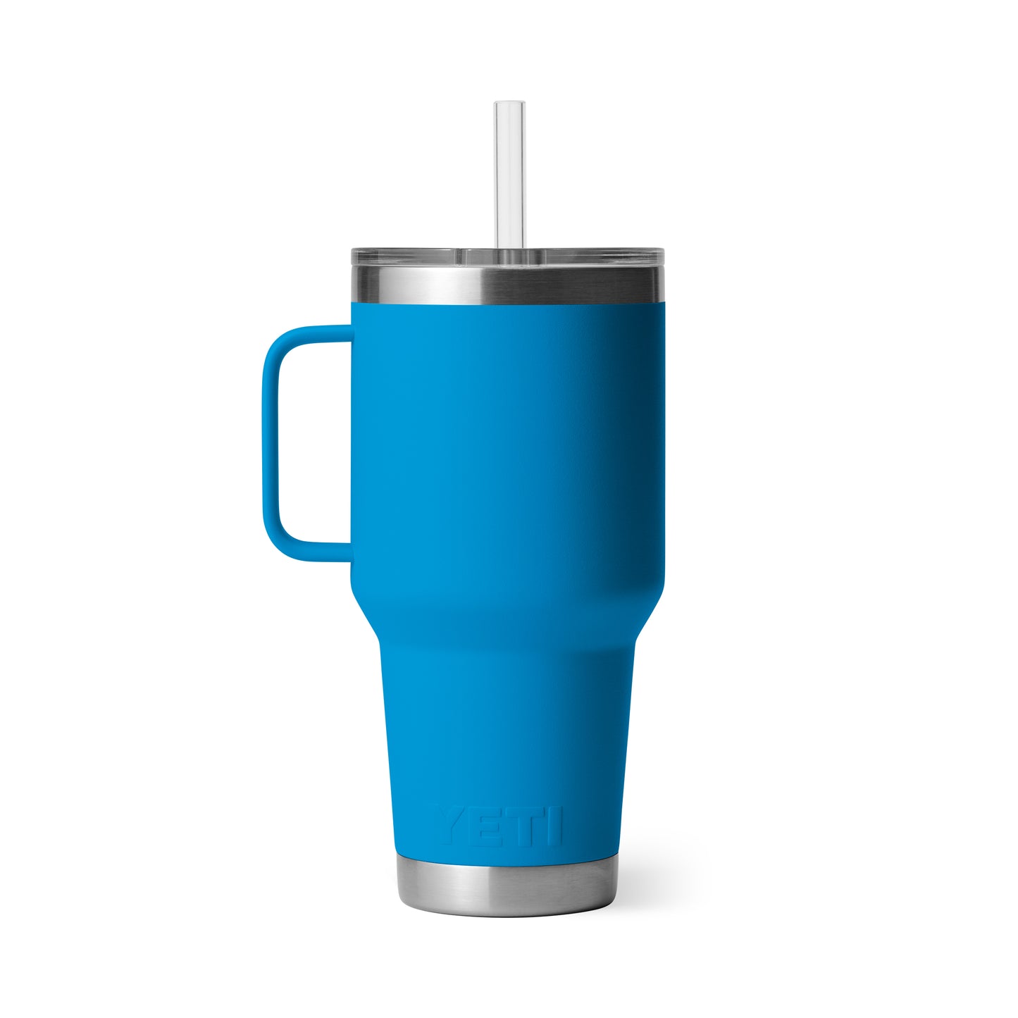 YETI Rambler Straw Mug with Straw Lid 35 oz (994ml) | Big Wave Blue