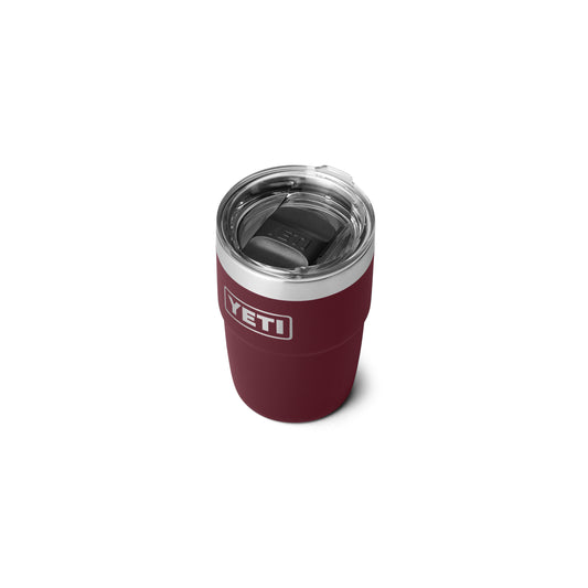 YETI Rambler Stackable Cup with Magslider Lid 8 oz (237ml) | Wild Vine Red