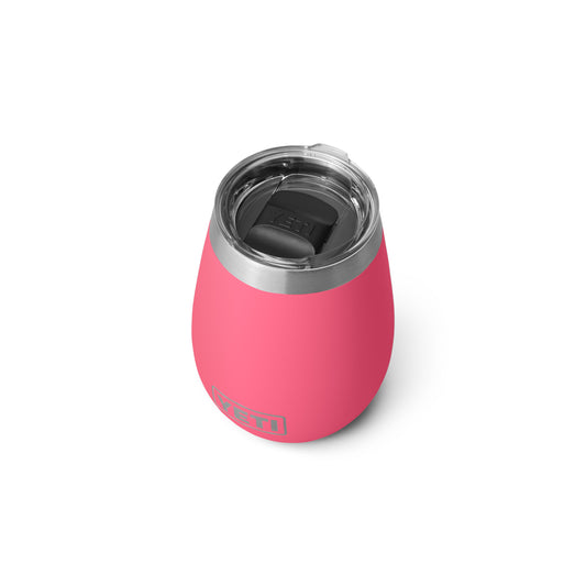 YETI Rambler Wine Tumbler with Magslider Lid 10oz (296ml) | Tropical Pink