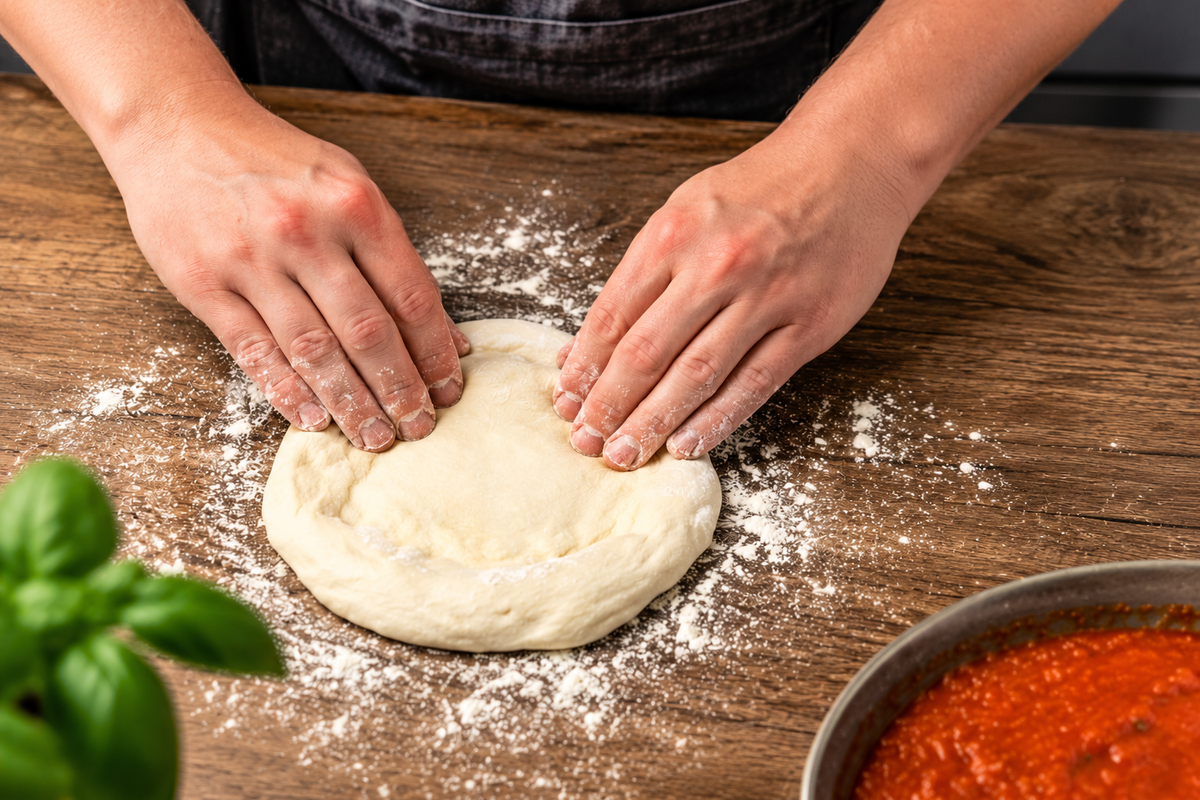 Ambachtelijke Traditionele Napolitaanse Pizza Deegbol 250g | 1 stuks