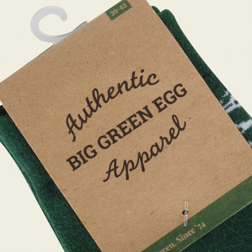 Big Green Egg Socks Eggs Green/White Maat 39-42