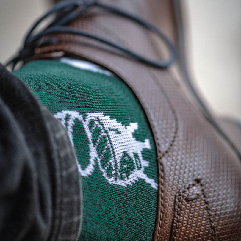 Big Green Egg Socks Eggs Green/White Maat 39-42