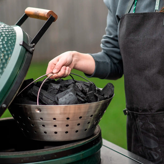 Actie Big Green Egg Fire Bowl Large + gratis Pure houtskool 9kg