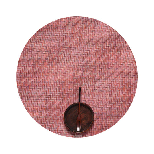 Chilewich Placemat Foxtail Rond 38cm | Raspberry