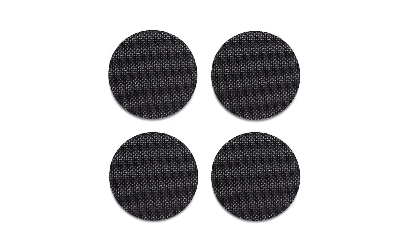 Chilewich Mini Basketweave Black Coasters | Set 4 st.