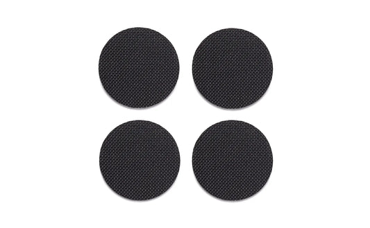 Chilewich Mini Basketweave Black Coasters | Set 4 st.