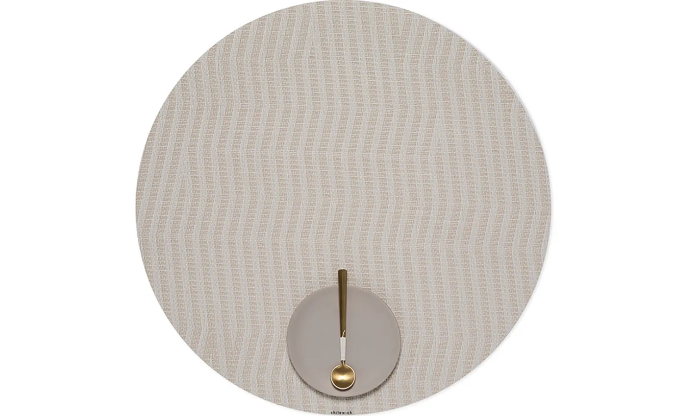 Chilewich Placemat Dune Rond 38cm | Canvas