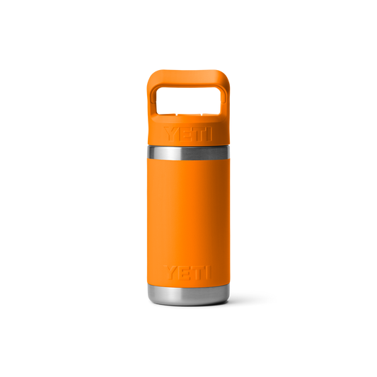 YETI Rambler Junior Kids Water Bottle with Color-Matched Straw Cap 12oz (355ml) | King Crab Orange