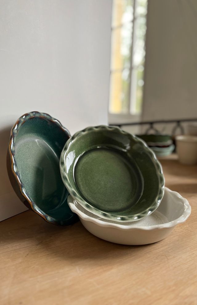 Emile Henry X Jars Céramistes | 175th Anniversary Limited Edition Pie Dish Mordoré Blauw-Bruin 26cm