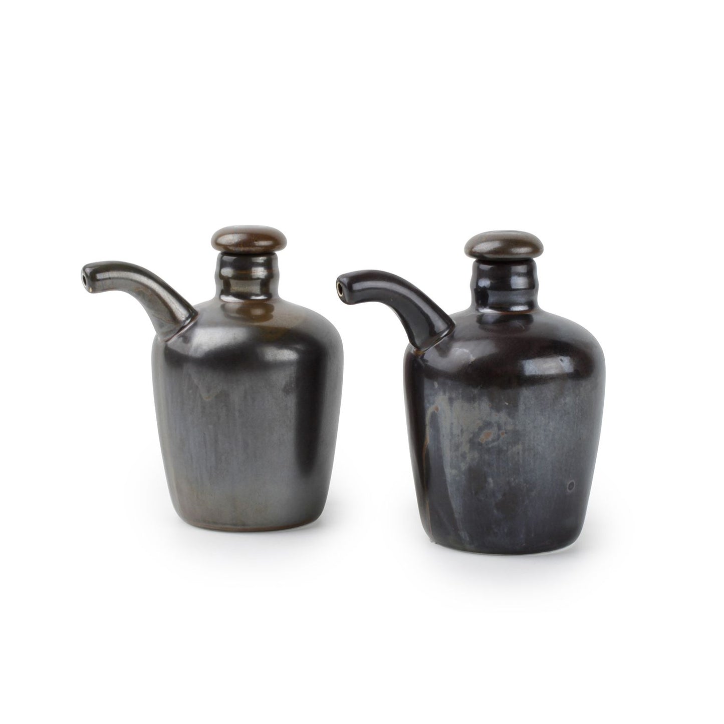 Fine2Fine | Escura Metallic Olie- en Azijnfles Set 16cl