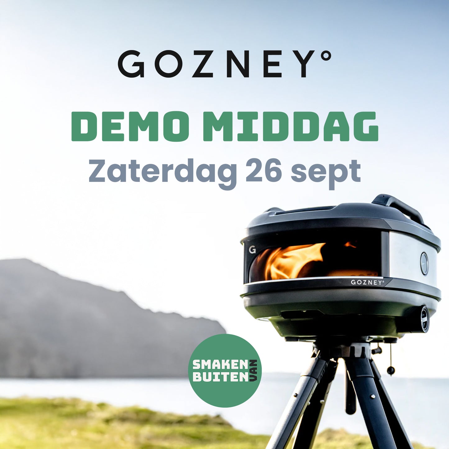 Gratis Gozney Demo Middag - Zaterdag 26 september 2026