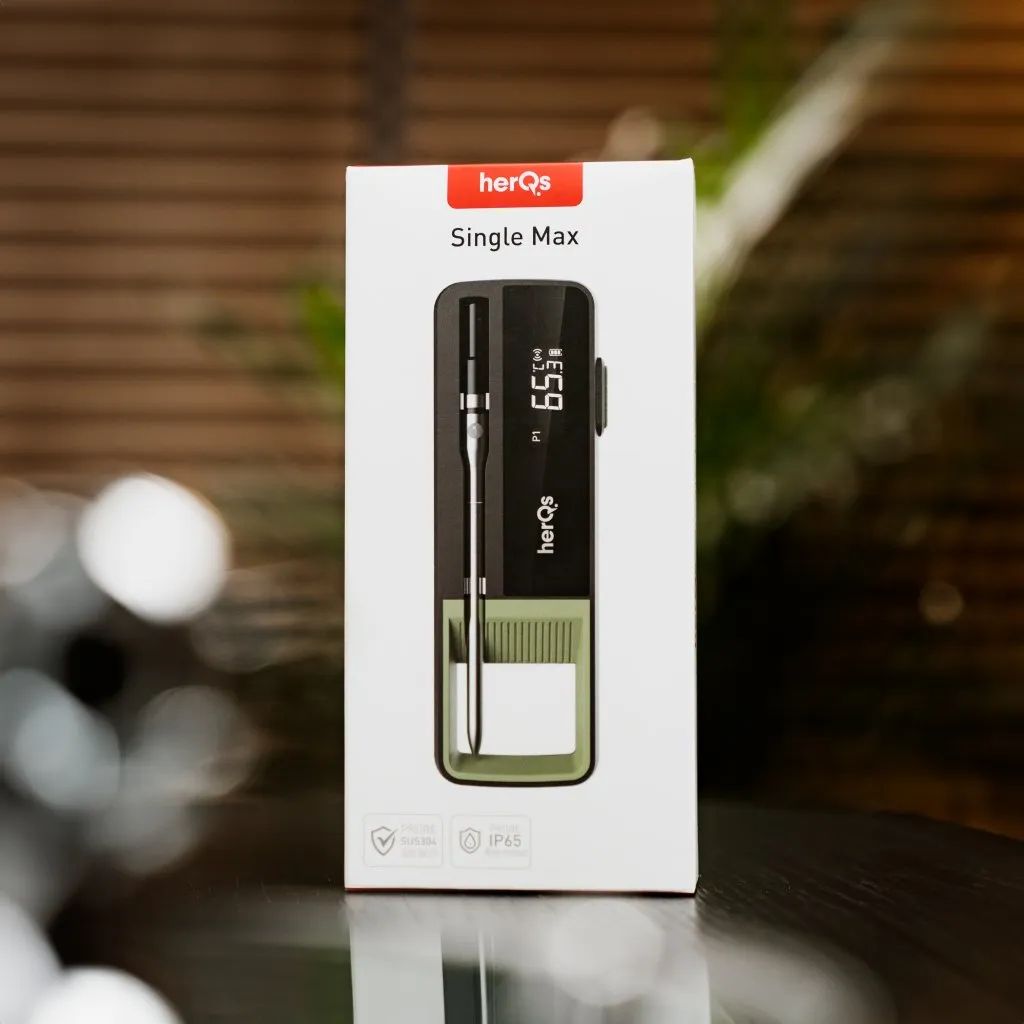 HerQs Single Max Bluetooth Thermometer | 1 wireless probe