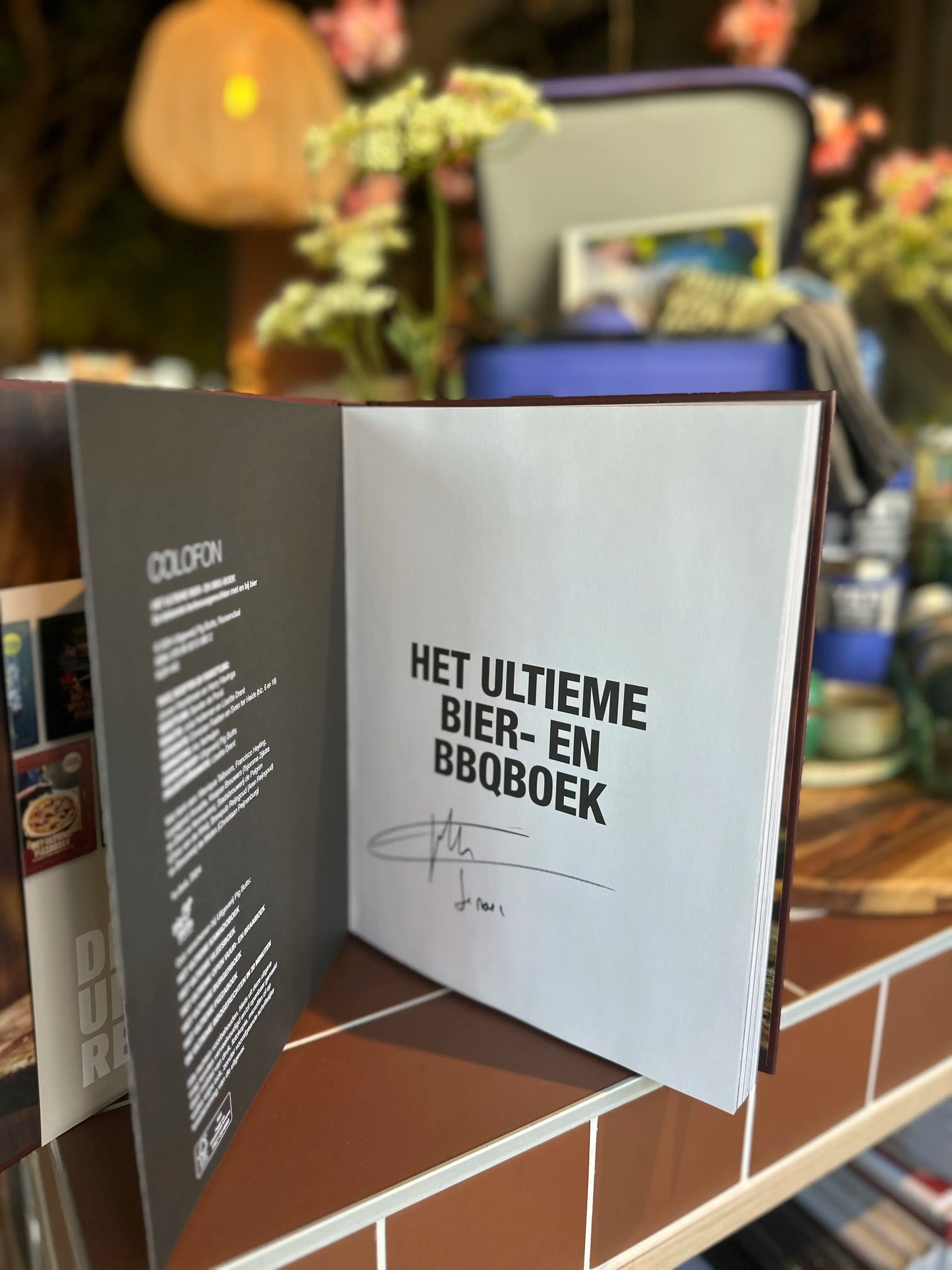Kookboek | Het Ultieme Bier- en BBQ boek GESIGNEERD EXEMPLAAR