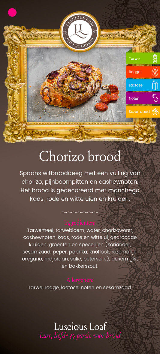 Luscious Loaf | Ambachtelijk Chorizo Brood