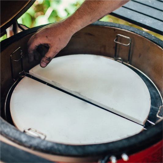 Kamado Joe Half Moon Deflector Plates 2st. | Classic Joe