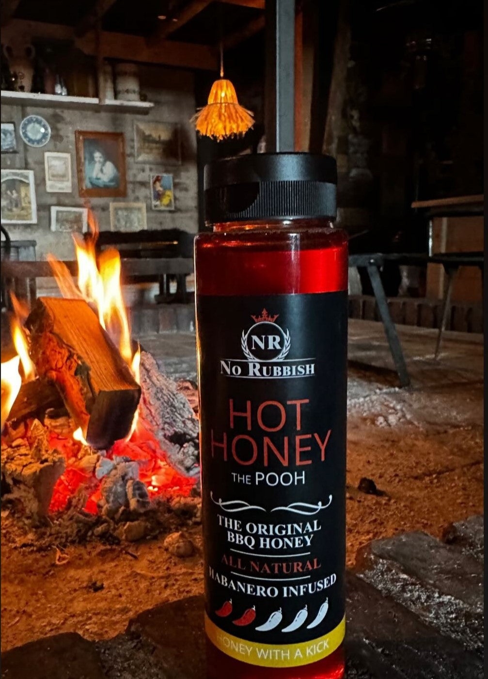 No Rubbish | Hot Honey The Pooh saus 350g