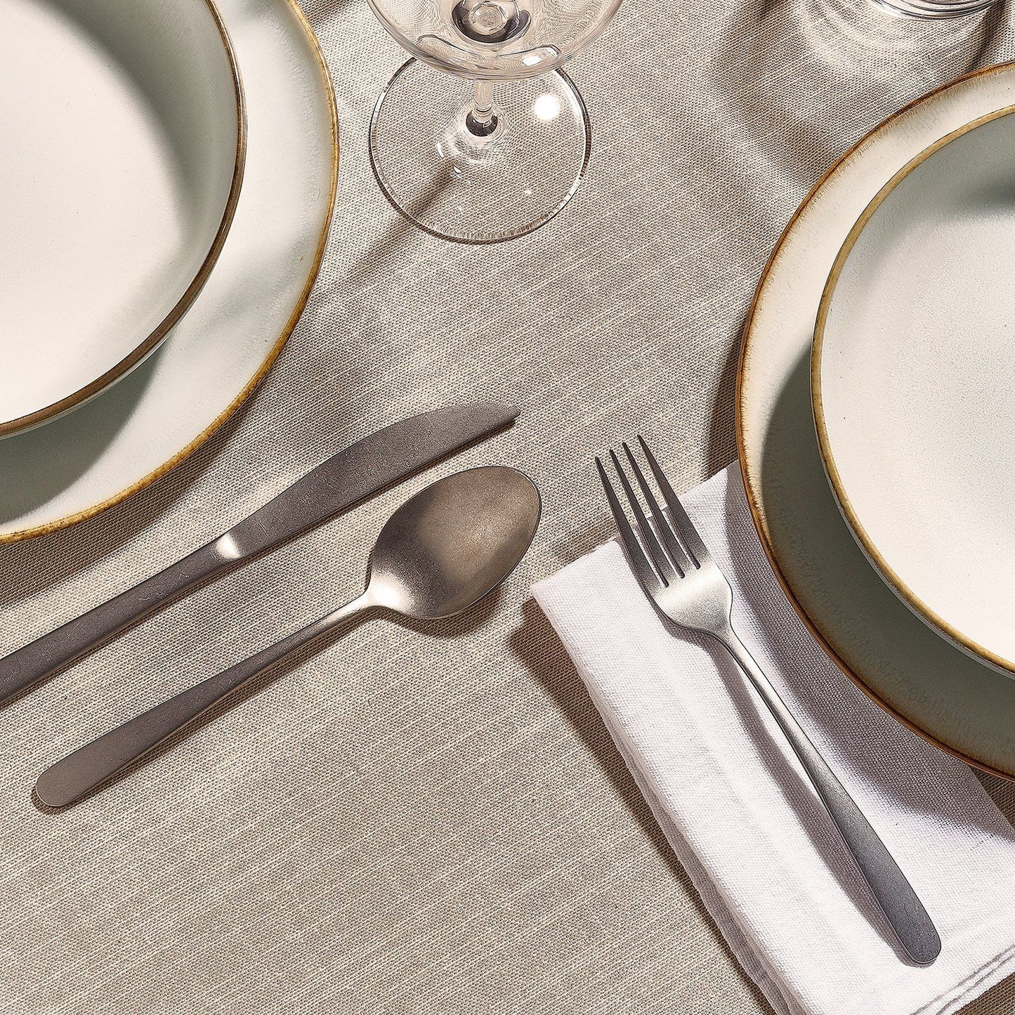 Salt&Pepper | Vintage Aura Bestekset Mat Zilver | 4-persoonsset 16-delig