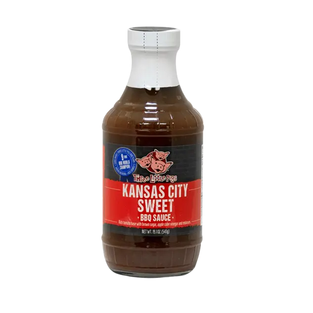 Three Little Pigs Kansas City Sweet BBQ Sauce - 541gr