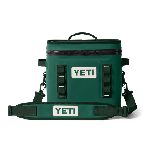 YETI Hopper Flip 12 Soft Cooler | Black Forest Green