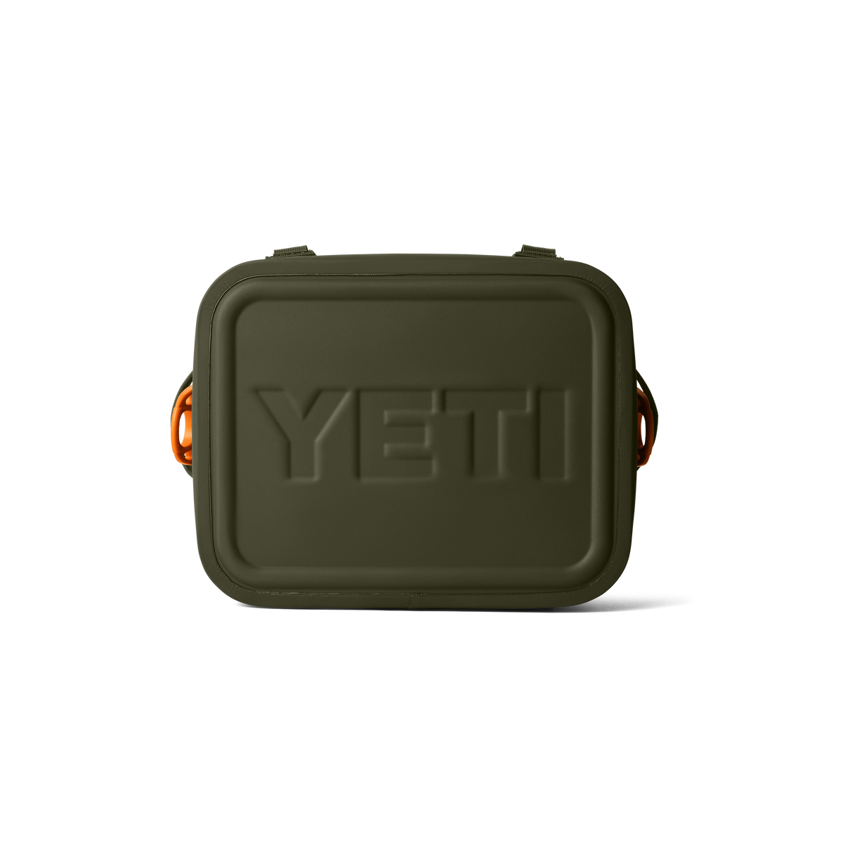 YETI Hopper Flip 12 Soft Cooler | Olive + King Crab Orange