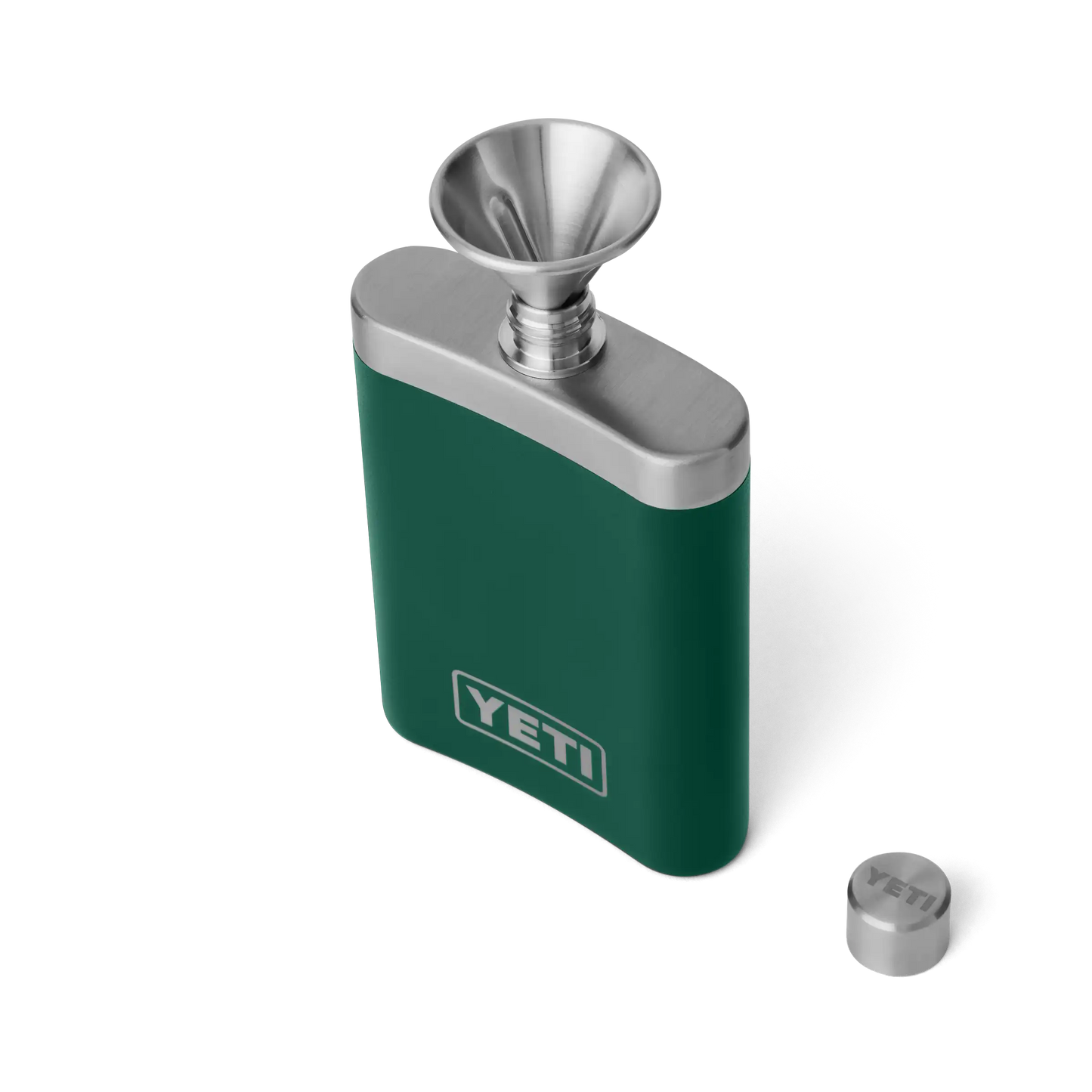 YETI Rambler Flask 7 oz (207ml) incl. Funnel | Black Forest Green