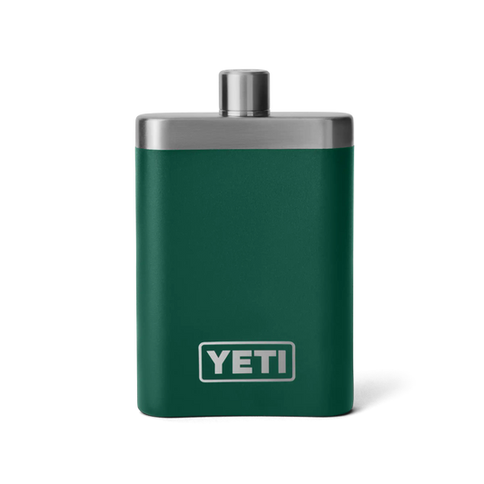 YETI Rambler Flask 7 oz (207ml) incl. Funnel | Black Forest Green
