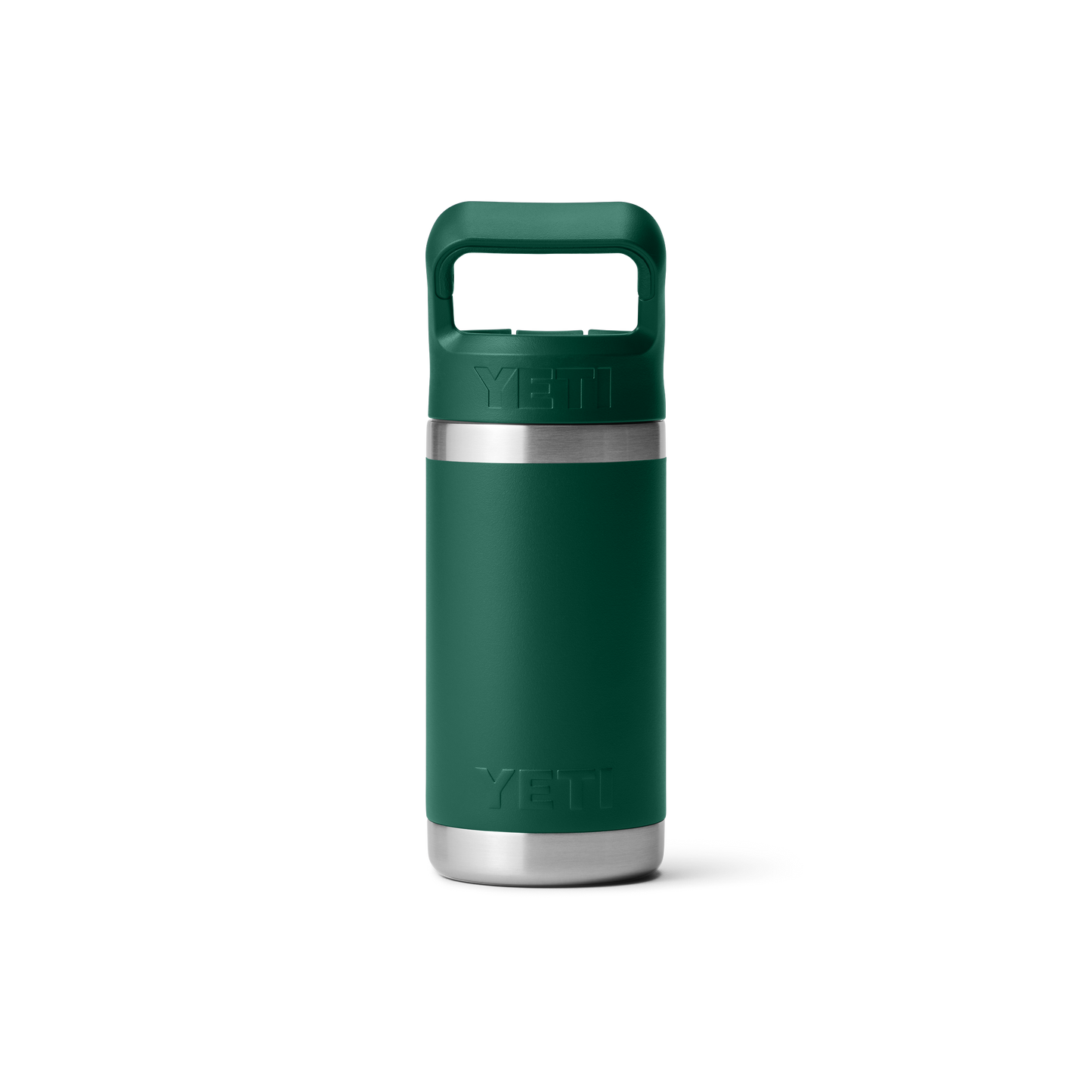 YETI Rambler Junior Kids Water Bottle with Color-Matched Straw 12 oz (355ml) | Black Forest Green