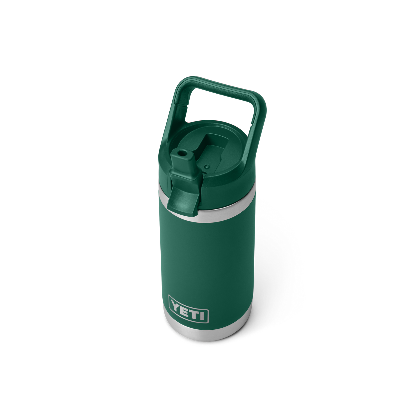 YETI Rambler Junior Kids Water Bottle with Color-Matched Straw 12 oz (355ml) | Black Forest Green