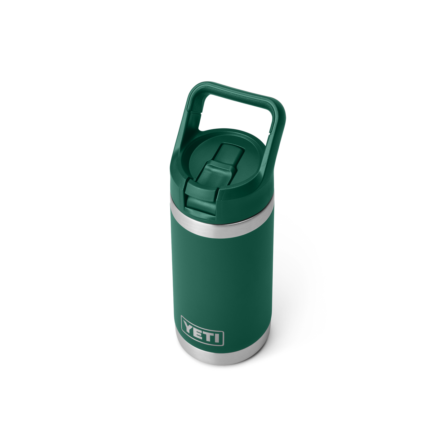 YETI Rambler Junior Kids Water Bottle with Color-Matched Straw 12 oz (355ml) | Black Forest Green