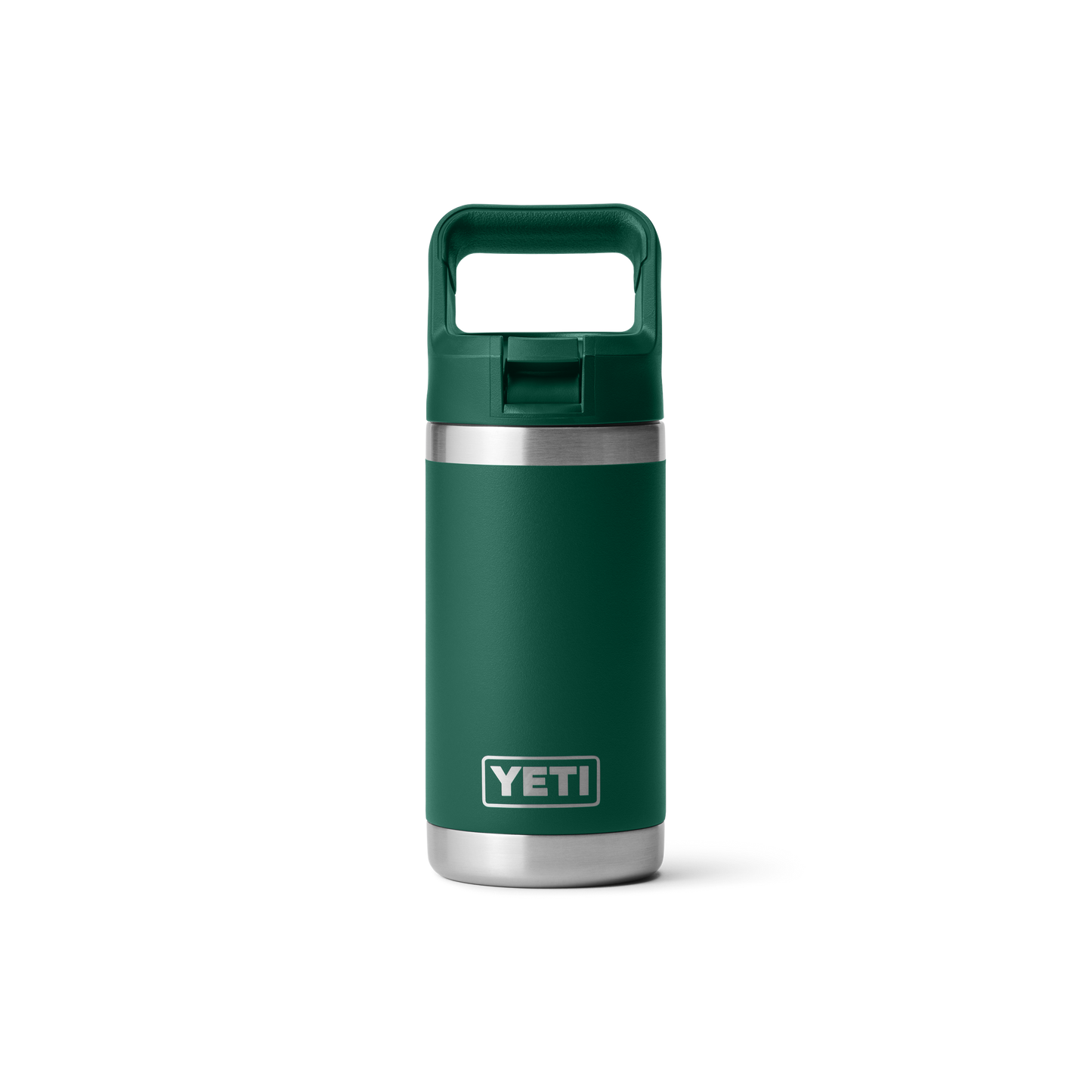 YETI Rambler Junior Kids Water Bottle with Color-Matched Straw 12 oz (355ml) | Black Forest Green