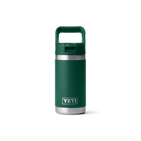 YETI Rambler Junior Kids Water Bottle with Color-Matched Straw 12 oz (355ml) | Black Forest Green