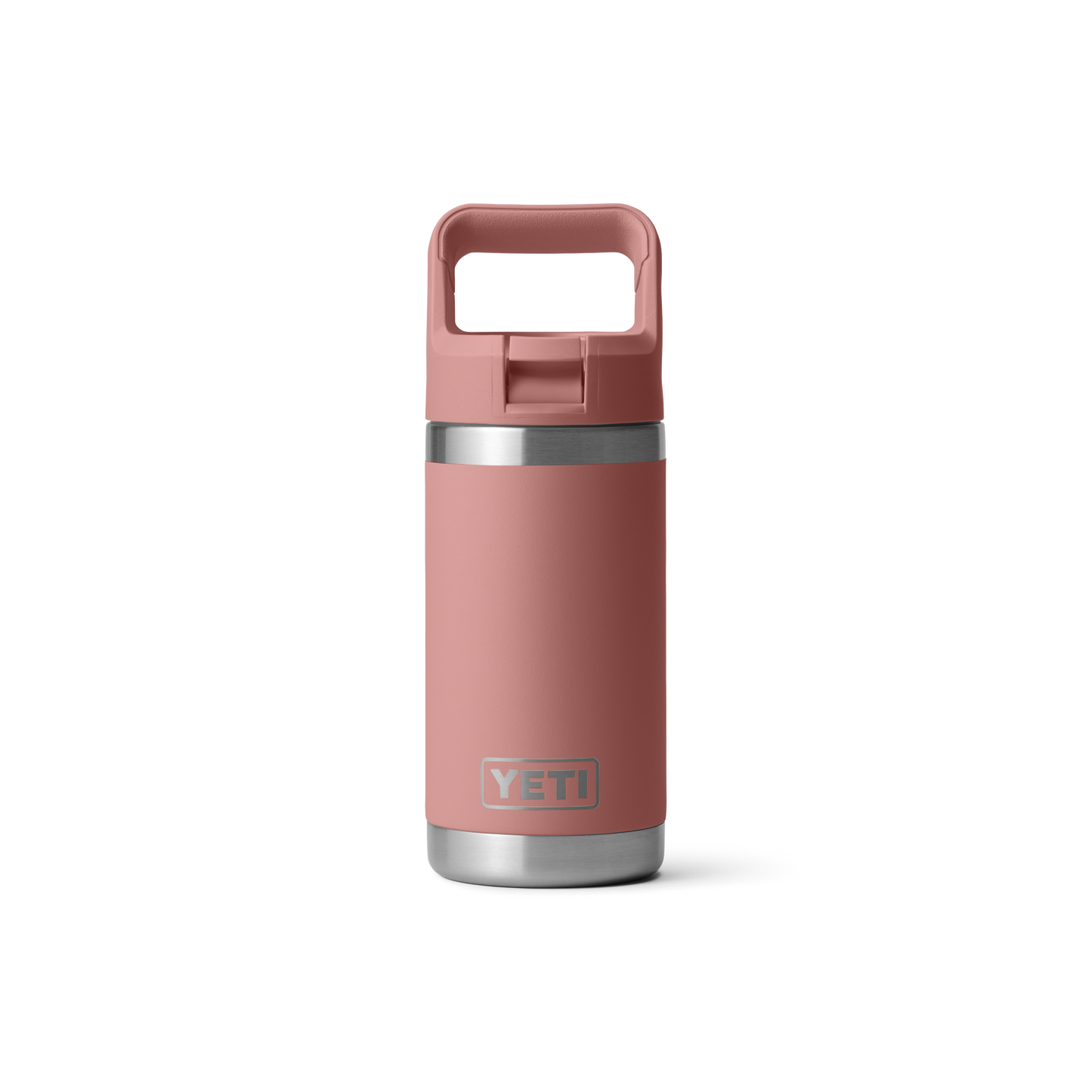 YETI Rambler Junior Kids Water Bottle with Color-Matched Straw Cap 12 oz (355 ml) | Sandstone Pink
