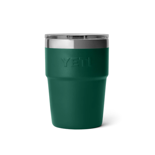 YETI Rambler Stackable Cup with Magslider Lid 16 oz (473ml) | Black Forest Green