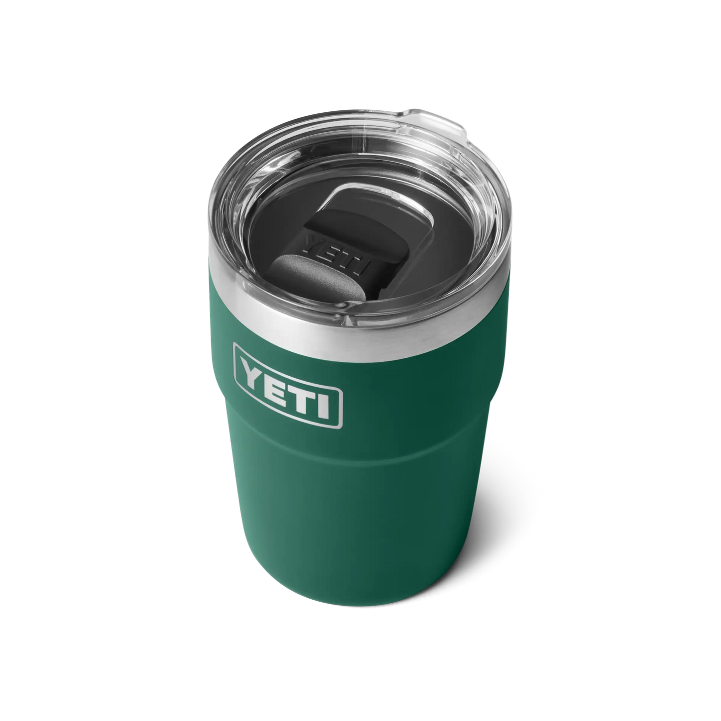 YETI Rambler Stackable Cup with Magslider Lid 16oz (473ml) | Black Forest Green