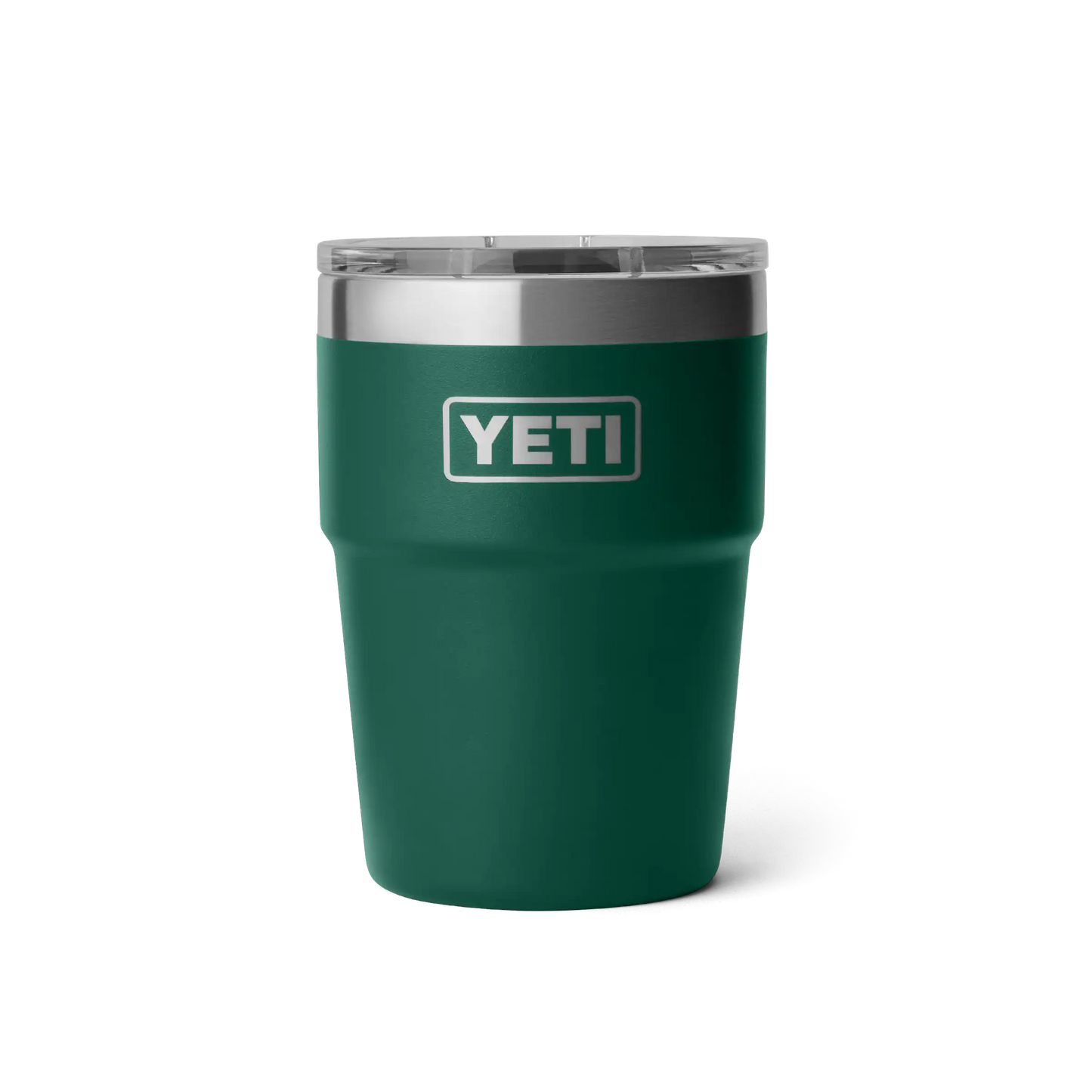 YETI Rambler Stackable Cup with Magslider Lid 16oz (473ml) | Black Forest Green