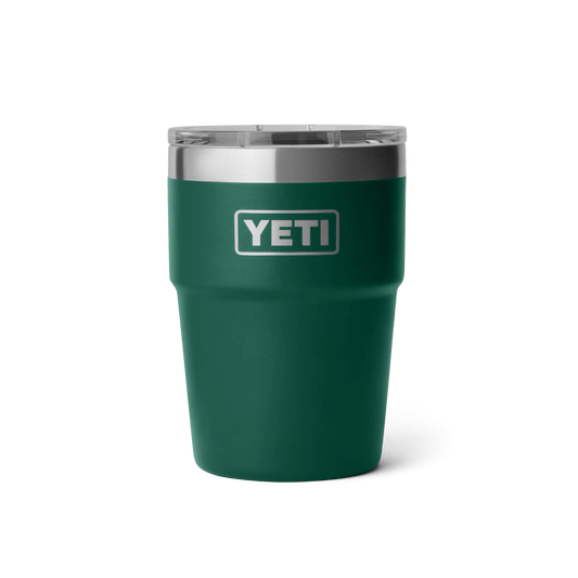 YETI Rambler Stackable Cup with Magslider Lid 16 oz (473ml) | Black Forest Green
