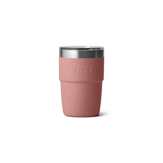 YETI Rambler Stackable Cup with Magslider Lid 8 oz (237ml) | Sandstone Pink