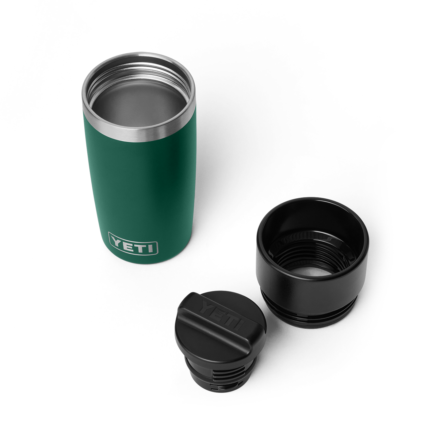 YETI Rambler Travel Bottle with Commuter Cap 12 oz (355ml) | Black Forest Green