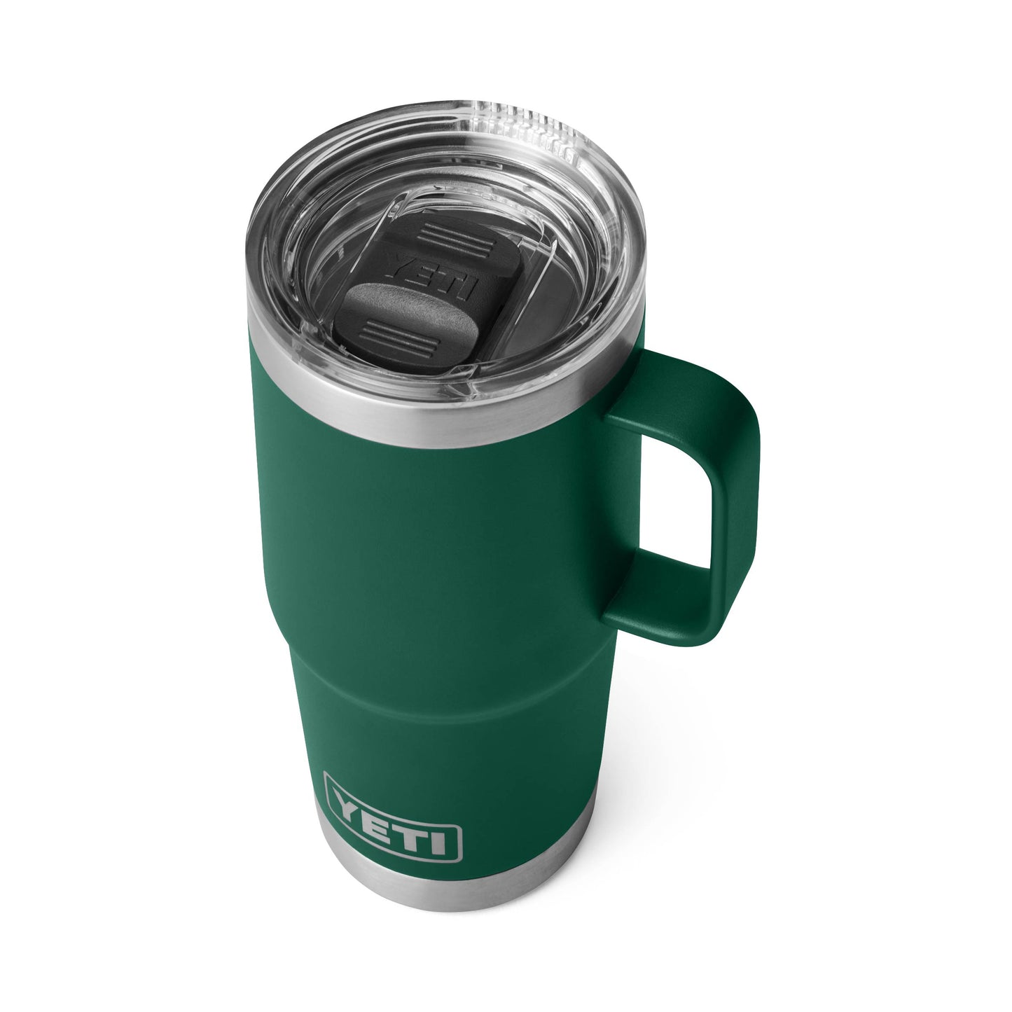 YETI Rambler Travel Mug with Stronghold Lid 20 oz (591ml) | Black Forest Green