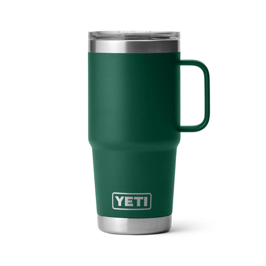 YETI Rambler Travel Mug with Stronghold Lid 20 oz (591ml) | Black Forest Green