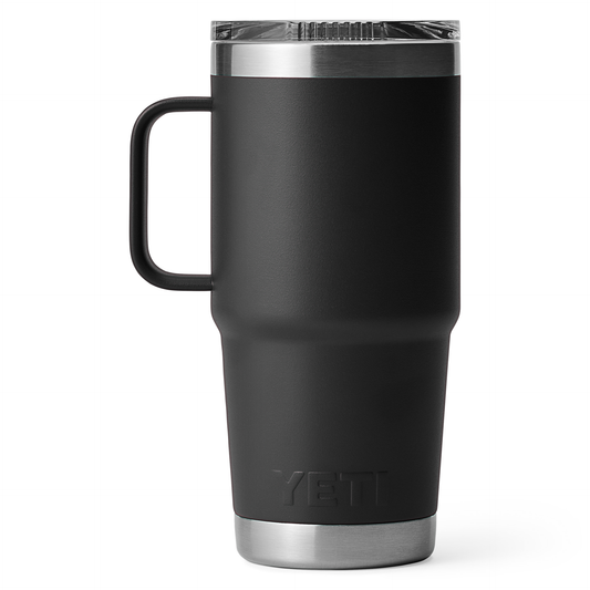 YETI Rambler Travel Mug with Stronghold Lid 20 oz (591ml) | Black
