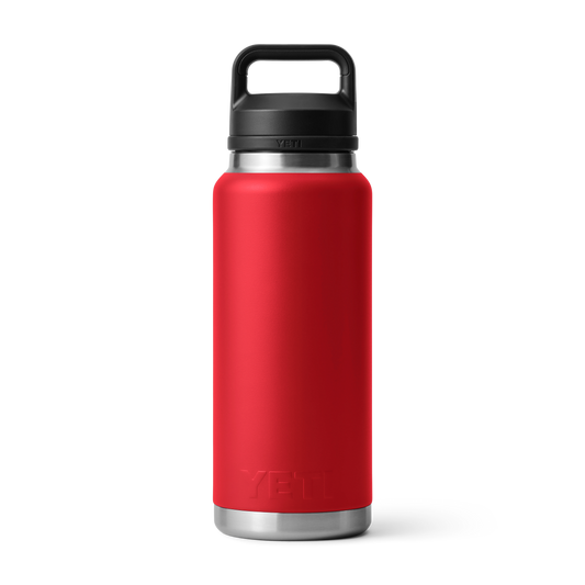 YETI Rambler Water Bottle with Chug Cap 36 oz (1000 ml) | Rescue Red