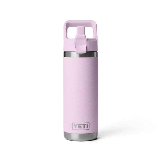 YETI Rambler Water Bottle with Color-Matched Straw Cap 18 oz (532ml) | Cherry Blossom
